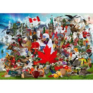 Ravensburger Oh Canada! 1200-Piece Jigsaw Puzzle - Art Ravensburger Oh Canada! 1200-Piece Jigsaw Puzzle - Art