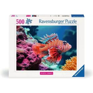 Ravensburger Red Lionfish 500 Piece Underwater Puzzle Ravensburger Red Lionfish 500 Piece Underwater Puzzle