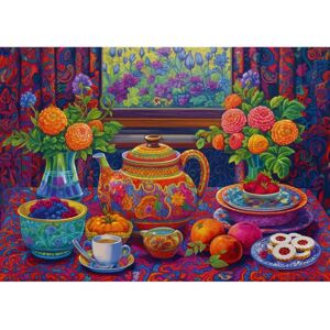 Ravensburger Time for Tea Jigsaw Puzzle - 300 XL Large Pieces Ravensburger Time for Tea Jigsaw Puzzle - 300 XL Large Pieces