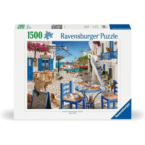 Ravensburger Mykonos Cats 1500 Piece Puzzle Ravensburger Mykonos Cats 1500 Piece Puzzle