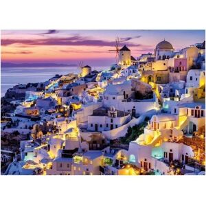 Puzzle Nathan - Atardecer en Santorini - 1500 Piezas - Actividad Relajante Puzzle Nathan - Atardecer en Santorini - 1500 Piezas - Actividad Relajante
