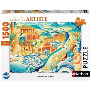 Nathan - Puzzle Merveilles d'Asie 1500 pcs - Puzzle Nathan - Puzzle Merveilles d'Asie 1500 pcs - Puzzle