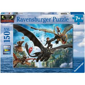 Puzzle per bambini Ravensburger Dragons & Heroes - 150 pezzi Puzzle per bambini Ravensburger Dragons & Heroes - 150 pezzi