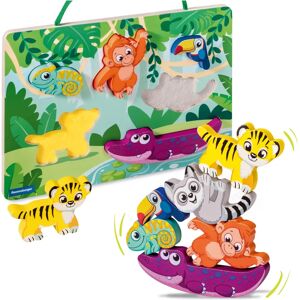Ravensburger -PLAY+ - Wooden Puzzle - Jungle - For 1 Year Plus Ravensburger -PLAY+ - Wooden Puzzle - Jungle - For 1 Year Plus