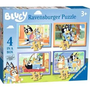 Ravensburger Bluey 4 in 1 Jigsaw Puzzle - Kids Toy for Ages 3+ Ravensburger Bluey 4 in 1 Jigsaw Puzzle - Kids Toy for Ages 3+