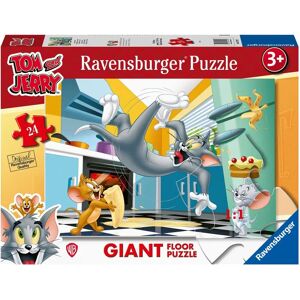 Ravensburger - Puzzle Tom & Jerry - 24 Pièces Puzzle Géant pour Sol Ravensburger - Puzzle Tom & Jerry - 24 Pièces Puzzle Géant pour Sol