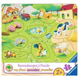 Ravensburger Small Farm Puzzle - Jigsaw Puzzle - 9 pcs Ravensburger Small Farm Puzzle - Jigsaw Puzzle - 9 pcs