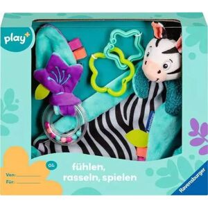 Ravensburger Baby Rattle Set - Play+ Fühlen Zebra - Sensory Toys for Infants Ravensburger Baby Rattle Set - Play+ Fühlen Zebra - Sensory Toys for Infants