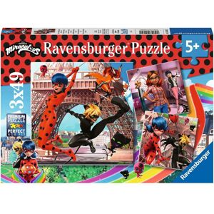 Ravensburger Ladybug & Cat Noir Puzzle - 3x49 Pieces - Puzzle Ravensburger Ladybug & Cat Noir Puzzle - 3x49 Pieces - Puzzle