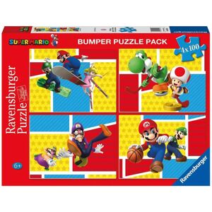 Ravensburger Super Mario Puzzle 4x100 pcs - Puzzle Ravensburger Super Mario Puzzle 4x100 pcs - Puzzle