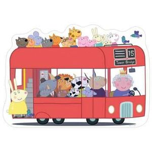 Ravensburger Peppa Pig London Bus Giant Floor Jigsaw Puzzle - 24 Pieces Ravensburger Peppa Pig London Bus Giant Floor Jigsaw Puzzle - 24 Pieces