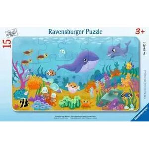 Ravensburger 56323 Puzzle - Animals Under Sea, 15 pcs, For Kids 3+ Ravensburger 56323 Puzzle - Animals Under Sea, 15 pcs, For Kids 3+