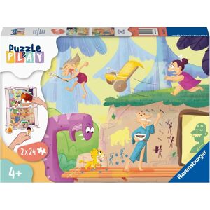 Ravensburger Dinosaurios Verano y Edad de Piedra - 2x24+48 Piezas Ravensburger Dinosaurios Verano y Edad de Piedra - 2x24+48 Piezas
