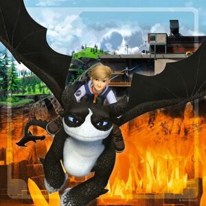 Ravensburger 05688 Puzzle - Dragons: The Nine Realms, 3x 49 pcs, Kids Ravensburger 05688 Puzzle - Dragons: The Nine Realms, 3x 49 pcs, Kids