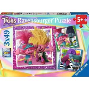 Ravensburger Trolls 3 Puzzle Set - 147 pcs - Educational Ravensburger Trolls 3 Puzzle Set - 147 pcs - Educational