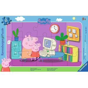 Ravensburger Peppa Pig Computer 15-Piece Puzzle Ravensburger Peppa Pig Computer 15-Piece Puzzle