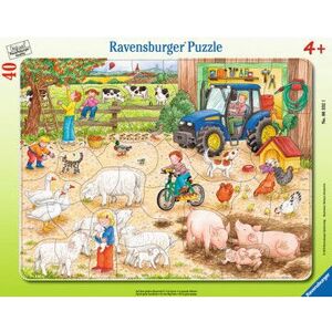 Quebra-cabeça Ravensburger - Animais - 40 peças - Quebra-cabeça com moldura de contorno para crianças Quebra-cabeça Ravensburger - Animais - 40 peças - Quebra-cabeça com moldura de contorno para crianças
