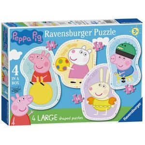 Ravensburger Peppa Pig Large Shaped Puzzles - 10-16 pcs Ravensburger Peppa Pig Large Shaped Puzzles - 10-16 pcs