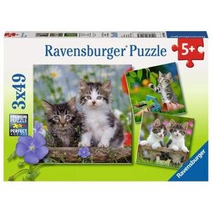 Ravensburger 08046 Puzzle Set - 3x49 Animal Puzzles for Kids Ravensburger 08046 Puzzle Set - 3x49 Animal Puzzles for Kids