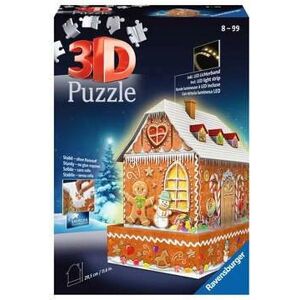 Maison en pain d'épice de Noël Ravensburger Édition Nuit 3D - Publicité Maison en pain d'épice de Noël Ravensburger Édition Nuit 3D - Publicité