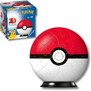 Ravensburger Pokémon Poké Ball 3D Puzzle - 54 pcs Ravensburger Pokémon Poké Ball 3D Puzzle - 54 pcs