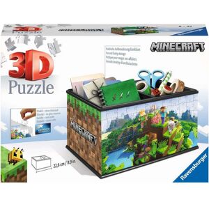 Ravensburger 11286 3D Puzzle Storage Box - Minecraft - 216 Pieces Ravensburger 11286 3D Puzzle Storage Box - Minecraft - 216 Pieces