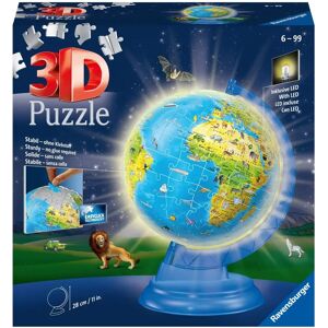 Ravensburger Light Up World Globe for Children Age 6 - 3D Puzzle - 180 Pieces Ravensburger Light Up World Globe for Children Age 6 - 3D Puzzle - 180 Pieces