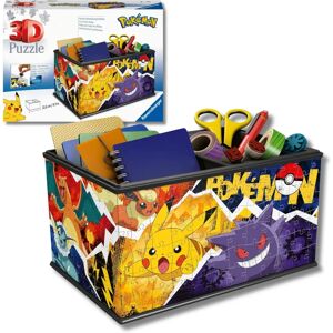Ravensburger Pokémon 3D Puzzle Storage Box - 216 Pieces - Multicolored Ravensburger Pokémon 3D Puzzle Storage Box - 216 Pieces - Multicolored