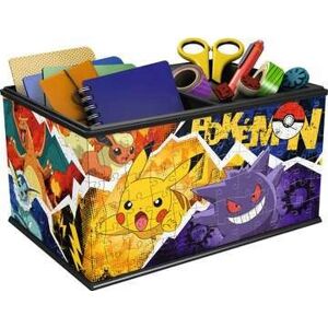 Ravensburger Pokémon 3D Puzzle Storage Box - 216 Pieces - Multicolored Ravensburger Pokémon 3D Puzzle Storage Box - 216 Pieces - Multicolored