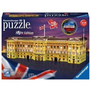Ravensburger Buckingham Palace Night Edition 3D Puzzle - 216 Pieces Ravensburger Buckingham Palace Night Edition 3D Puzzle - 216 Pieces