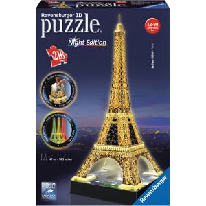Ravensburger Eiffel Tower Night LED 3D Puzzle - 216 pcs Ravensburger Eiffel Tower Night LED 3D Puzzle - 216 pcs