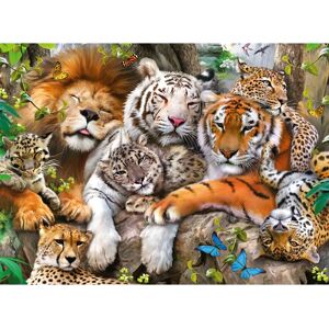 Ravensburger Big Cat Nap 200 Puzzle - Jigsaw Puzzle Ravensburger Big Cat Nap 200 Puzzle - Jigsaw Puzzle