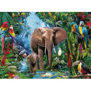Ravensburger Elephant Jungle 150 Piece Puzzle - Animal Kids Game Ravensburger Elephant Jungle 150 Piece Puzzle - Animal Kids Game