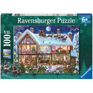 Ravensburger Christmas at Home 100 XXL Piece Jigsaw Puzzle - Puzzle Ravensburger Christmas at Home 100 XXL Piece Jigsaw Puzzle - Puzzle