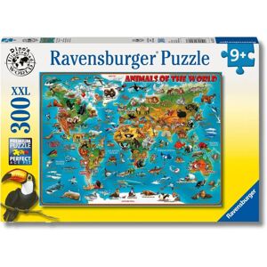 Ravensburger Puzzle - 13257 Map Design, 300 Large Pieces, Educational Ravensburger Puzzle - 13257 Map Design, 300 Large Pieces, Educational