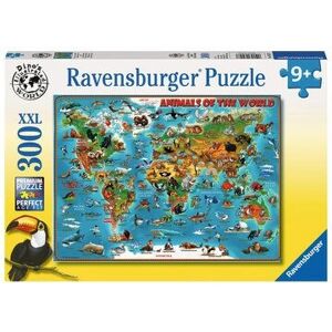 Ravensburger Puzzle - 13257 Map Design, 300 Large Pieces, Educational Ravensburger Puzzle - 13257 Map Design, 300 Large Pieces, Educational