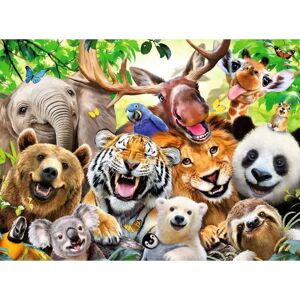 Ravensburger 13354 Exotic Animals Selfie Puzzle - 300 XXL Pieces Ravensburger 13354 Exotic Animals Selfie Puzzle - 300 XXL Pieces