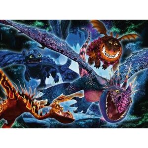 Ravensburger Puzzle Color Star Line - 100 pcs - Leuchtende Dragons Ravensburger Puzzle Color Star Line - 100 pcs - Leuchtende Dragons