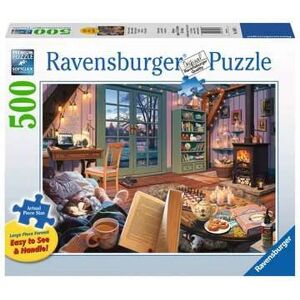 Ravensburger Cozy Retreat Jigsaw puzzle - 500 pcs - Holidays Ravensburger Cozy Retreat Jigsaw puzzle - 500 pcs - Holidays