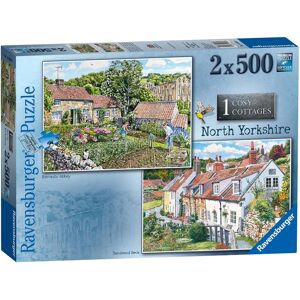 Ravensburger Cosy Cottages No.1 - North Yorkshire 2x 500 Piece Jigsaw Puzzles Ravensburger Cosy Cottages No.1 - North Yorkshire 2x 500 Piece Jigsaw Puzzles
