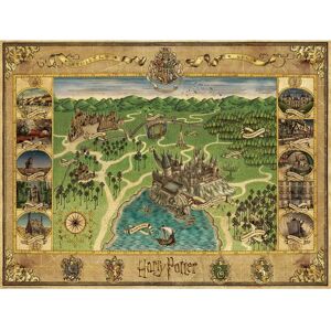 Ravensburger Harry Potter Hogwarts Map Puzzle - 1500 pcs Ravensburger Harry Potter Hogwarts Map Puzzle - 1500 pcs