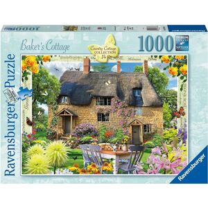 Ravensburger Baker's Cottage 1000 Piece Jigsaw Puzzle - Country Cottage Ravensburger Baker's Cottage 1000 Piece Jigsaw Puzzle - Country Cottage