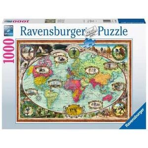 Ravensburger 016995 Puzzle - 1000 Piece Maps - High-Quality Jigsaw Ravensburger 016995 Puzzle - 1000 Piece Maps - High-Quality Jigsaw