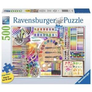 Ravensburger The Artist’s Palette Jigsaw Puzzle - 500 XL - Art Ravensburger The Artist’s Palette Jigsaw Puzzle - 500 XL - Art