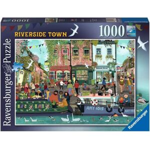 Ravensburger Riverside Town 1000 Piece Jigsaw Puzzle - Puzzle Type Ravensburger Riverside Town 1000 Piece Jigsaw Puzzle - Puzzle Type