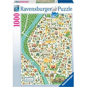 Rompecabezas Ravensburger Mapa de Sevilla 1000 piezas - Calidad y Detalle Rompecabezas Ravensburger Mapa de Sevilla 1000 piezas - Calidad y Detalle