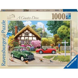 Ravensburger No. 9 A Country Drive 1000 Piece Jigsaw Puzzle - Puzzle Ravensburger No. 9 A Country Drive 1000 Piece Jigsaw Puzzle - Puzzle