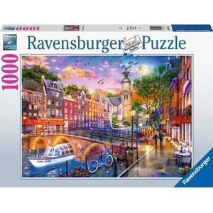 Ravensburger Sunset in Amsterdam Puzzle - 1000 Pieces - Jigsaw Puzzle Ravensburger Sunset in Amsterdam Puzzle - 1000 Pieces - Jigsaw Puzzle