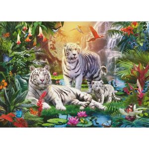 Ravensburger White Tiger Family 1000 Piece Puzzle - Animal Ravensburger White Tiger Family 1000 Piece Puzzle - Animal