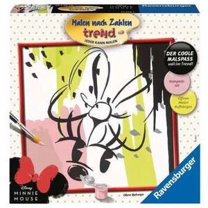 Ravensburger Minnie Moderne Numéros - Peinture et Coloration - Publicité Ravensburger Minnie Moderne Numéros - Peinture et Coloration - Publicité